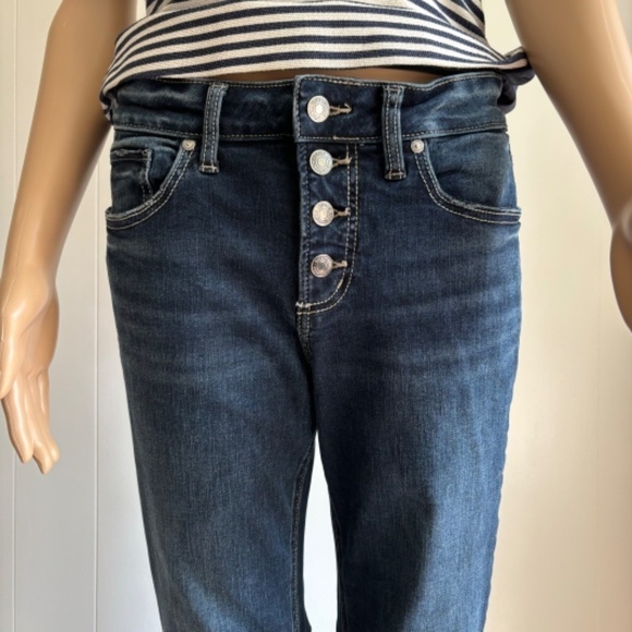 Silver Jeans Co suki bootcut button fly W30 L31 medium wash GUC - Picture 4 of 10